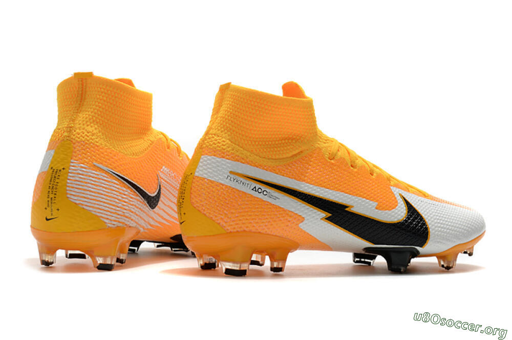 Nike Mercurial Superfly 7 Elite FG Football Boots - Orange/White/Black 9