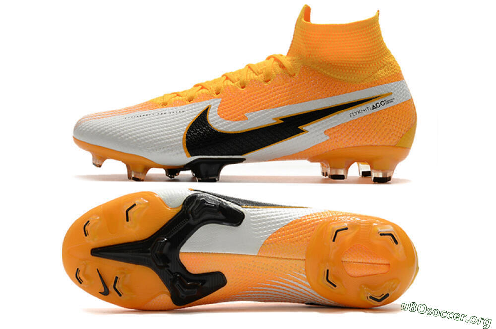 Nike Mercurial Superfly 7 Elite FG Football Boots - Orange/White/Black 1