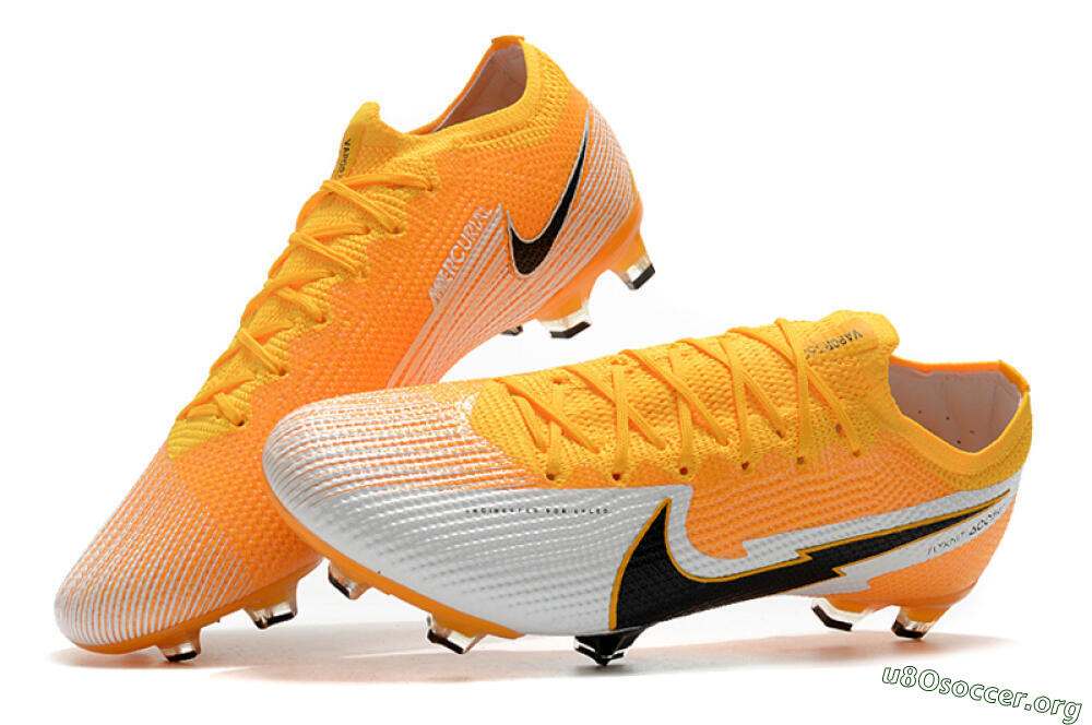 Nike Mercurial Vapor 13 Elite FG Football Boots - Orange/White/Black 6