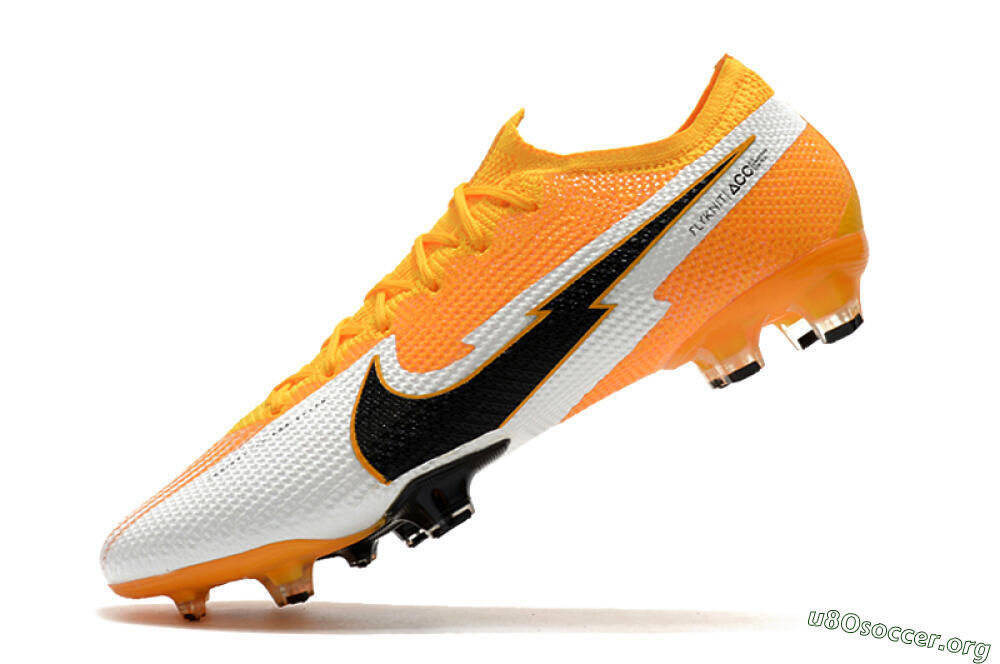 Nike Mercurial Vapor 13 Elite FG Football Boots - Orange/White/Black 8