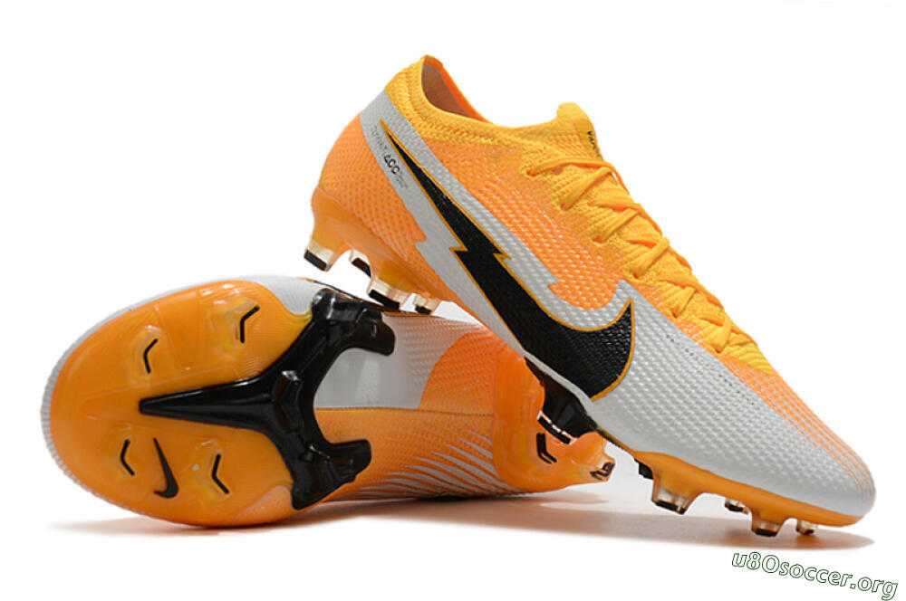 Nike Mercurial Vapor 13 Elite FG Football Boots - Orange/White/Black 4