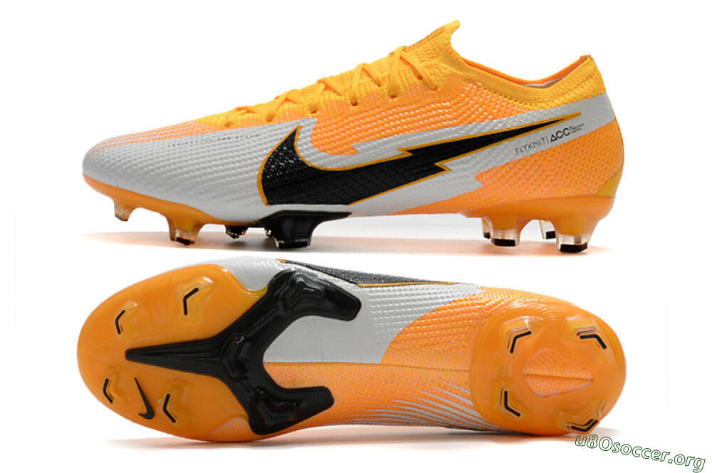 Nike Mercurial Vapor 13 Elite FG Football Boots - Orange/White/Black 1