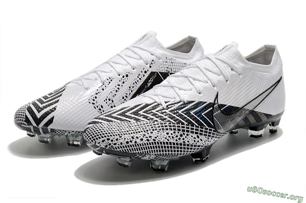 Nike Mercurial Vapor 13 Elite FG Football Boots - Black/White/Blue 5