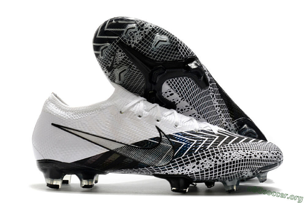 Nike Mercurial Vapor 13 Elite FG Football Boots - Black/White/Blue 2