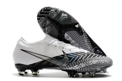Nike Mercurial Vapor 13 Elite FG Football Boots - Black/White/Blue