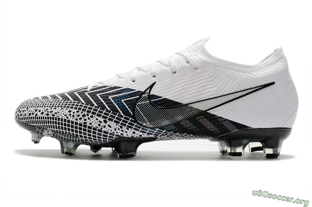 Nike Mercurial Vapor 13 Elite FG Football Boots - Black/White/Blue 3