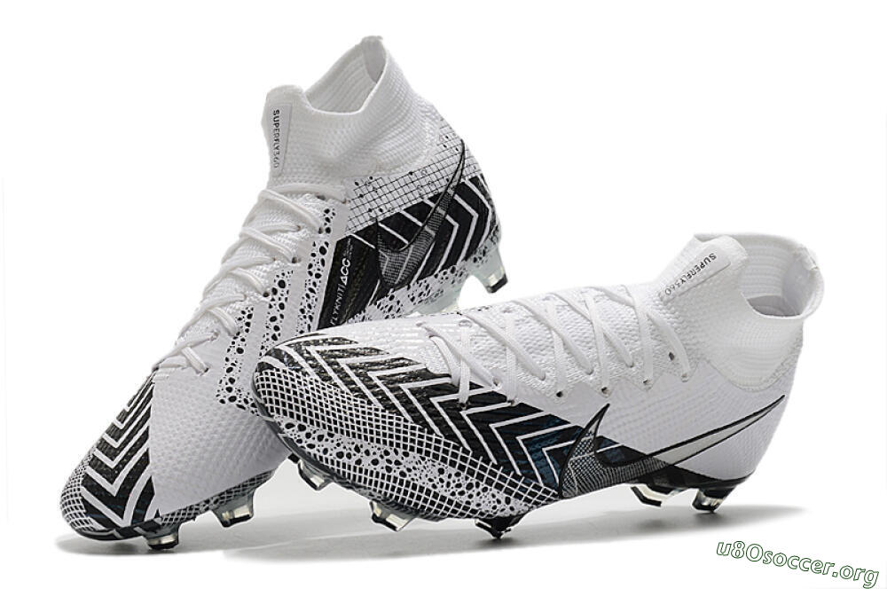 Nike Mercurial Superfly 7 Elite FG Football Boots - Black/White/Blue 6