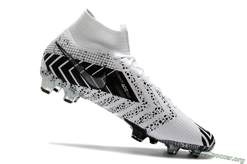 Nike Mercurial Superfly 7 Elite FG Football Boots - Black/White/Blue 7