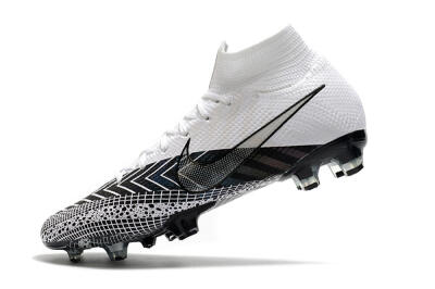 Nike Mercurial Superfly 7 Elite FG Football Boots - Black/White/Blue