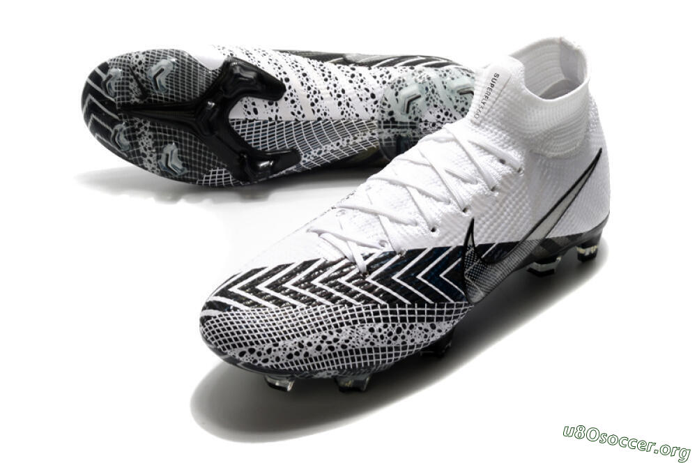 Nike Mercurial Superfly 7 Elite FG Football Boots - Black/White/Blue 0