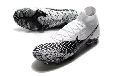 Nike Mercurial Superfly 7 Elite FG Football Boots - Black/White/Blue