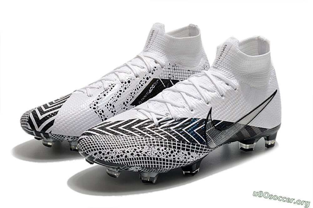 Nike Mercurial Superfly 7 Elite FG Football Boots - Black/White/Blue 5