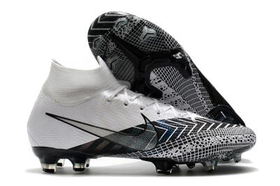 Nike Mercurial Superfly 7 Elite FG Football Boots - Black/White/Blue