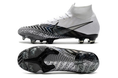 Nike Mercurial Superfly 7 Elite FG Football Boots - Black/White/Blue