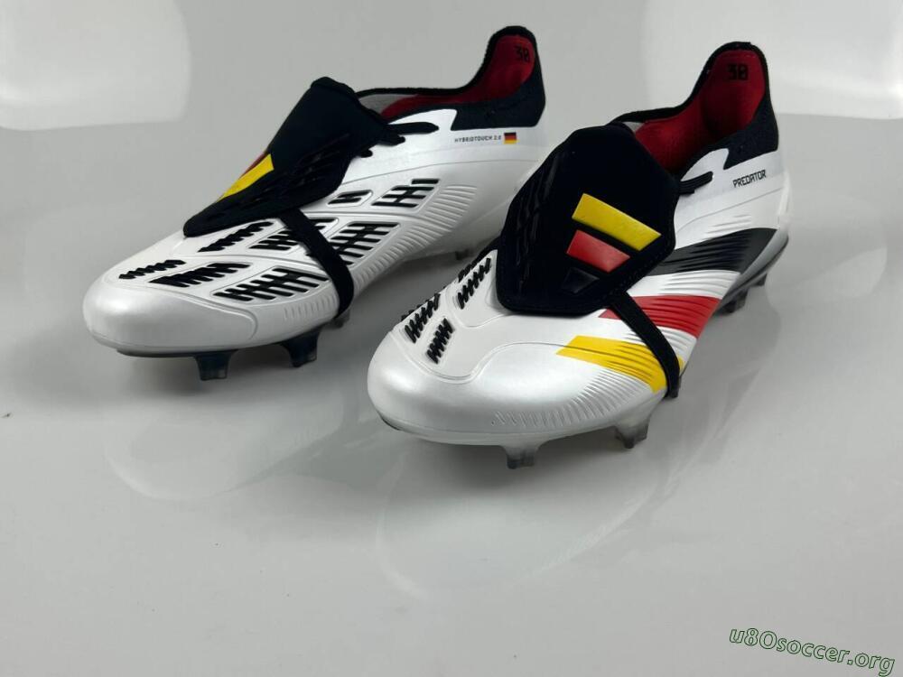 Adidas Predator Elite Foldover Tongue FG Football Boots - White/Black/Red/Yellow
