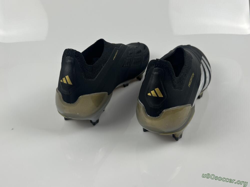 Adidas Predator Accuracy+ FG Football Boots - Black/White/Gold