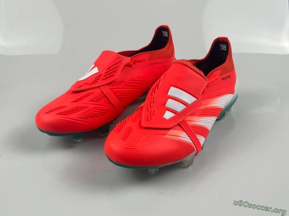 Adidas Predator Elite Foldover Tongue FG Football Boots - Red/White/Green