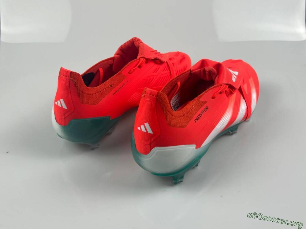 Adidas Predator Elite Foldover Tongue FG Football Boots - Red/White/Green