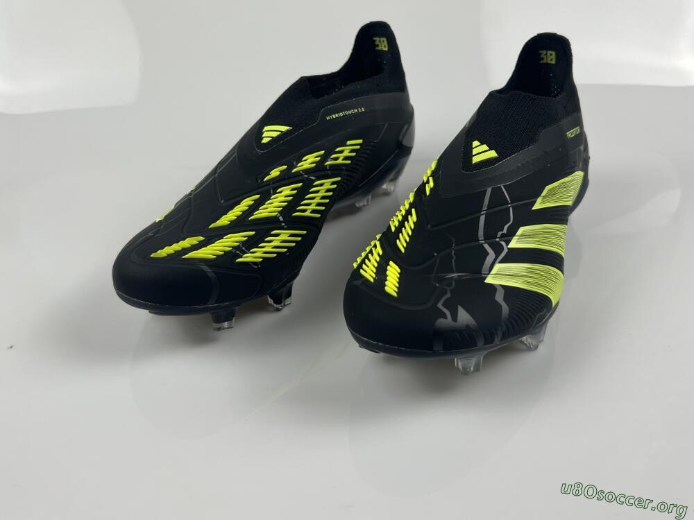 Adidas Predator Accuracy+ FG Football Boots - Black/Yellow/Blue