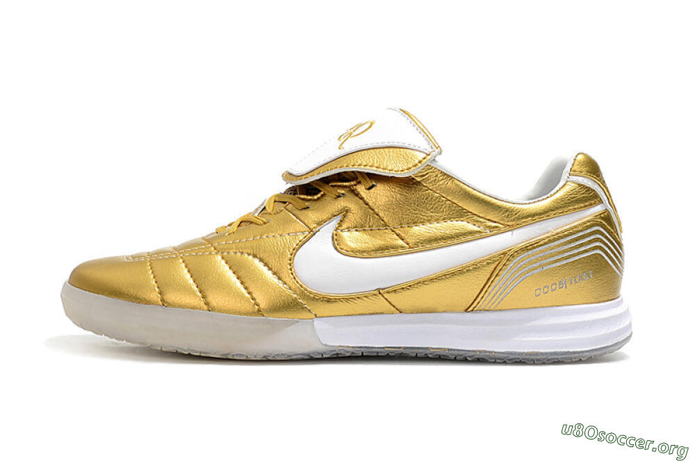 Nike Tiempo Legend 7 Elite R10 IC Football Shoes - Gold/White 3