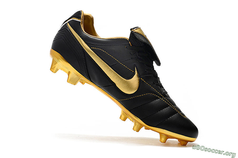 Nike Tiempo Legend 7 Elite R10 FG Football Boots - Black/Gold 7