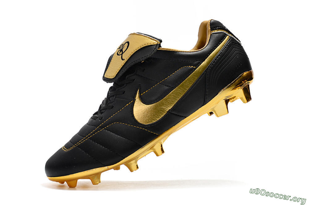 Nike Tiempo Legend 7 Elite R10 FG Football Boots - Black/Gold 8