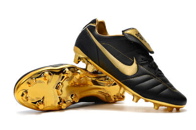 Nike Tiempo Legend 7 Elite R10 FG Football Boots - Black/Gold