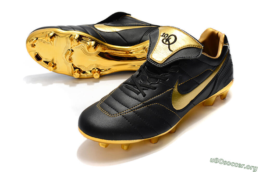 Nike Tiempo Legend 7 Elite R10 FG Football Boots - Black/Gold 0