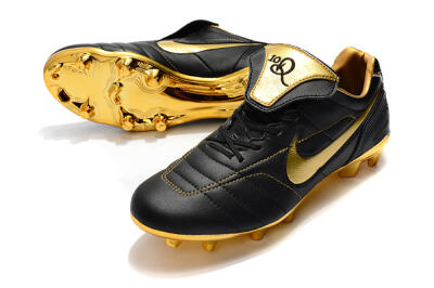 Nike Tiempo Legend 7 Elite R10 FG Football Boots - Black/Gold