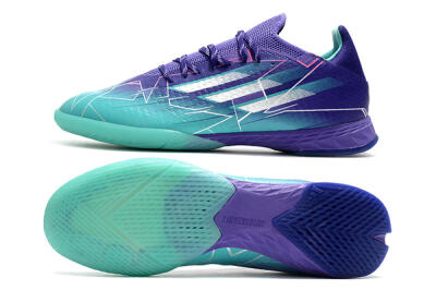 Adidas X Speedflow.1 IC Football Shoes - Jade/Purple/White
