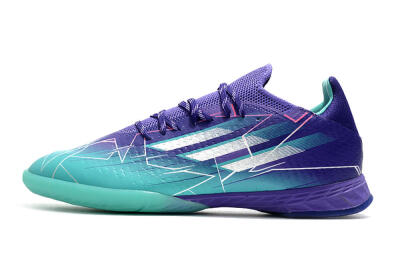 Adidas X Speedflow.1 IC Football Shoes - Jade/Purple/White