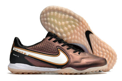 Nike React Tiempo Legend 9 Pro TF Football Shoes - Gold/White/Black
