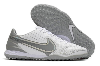 Nike React Tiempo Legend 9 Pro TF Football Shoes - Grey/White
