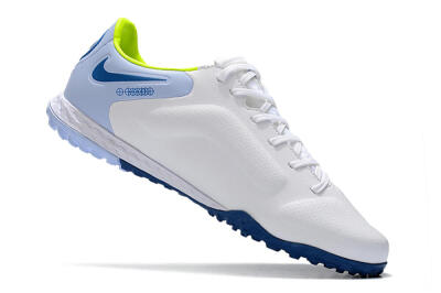 Nike React Tiempo Legend 9 Pro TF Football Shoes - White/Blue/Yellow