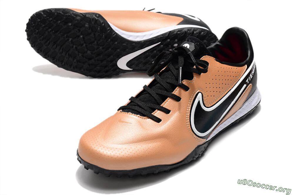 Nike React Tiempo Legend 9 Pro TF Football Shoes - Gold/White/Black 0