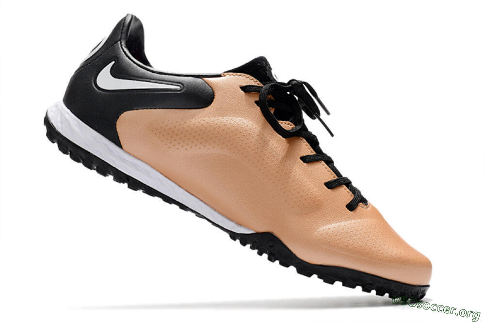 Nike React Tiempo Legend 9 Pro TF Football Shoes - Gold/White/Black 4