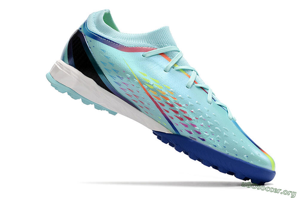 Adidas X Speedportal.3 TF Football Shoes - Jade/Red/Yellow/Blue 4