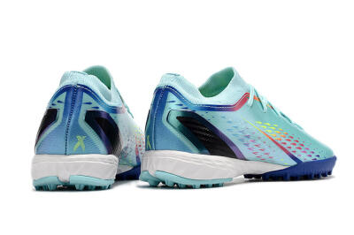 Adidas X Speedportal.3 TF Football Shoes - Jade/Red/Yellow/Blue