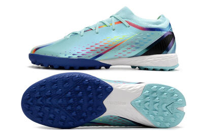 Adidas X Speedportal.3 TF Football Shoes - Jade/Red/Yellow/Blue