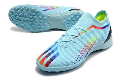 Adidas X Speedportal.3 TF Football Shoes - Jade/Red/Yellow/Blue