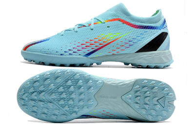 Adidas X Speedportal.3 TF Football Shoes - Jade/Red/Yellow/Blue