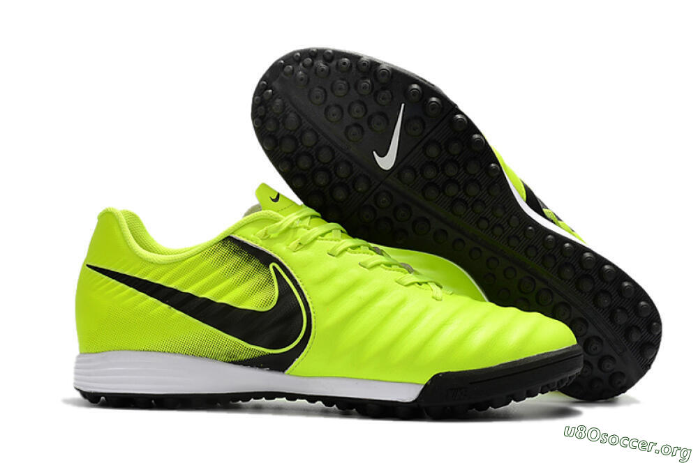 Nike Tiempox Ligera IV TF Football Shoes - Yellow/Black/White 2