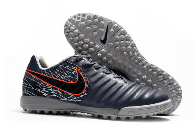 Nike Tiempox Ligera IV TF Football Shoes - Grey/Red/Black