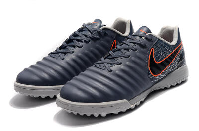 Nike Tiempox Ligera IV TF Football Shoes - Grey/Red/Black
