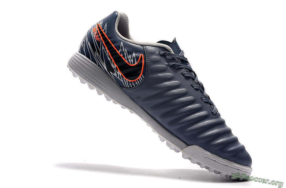 Nike Tiempox Ligera IV TF Football Shoes - Grey/Red/Black 7