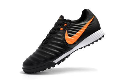Nike Tiempox Ligera IV TF Football Shoes - Black/Orange/White