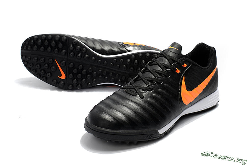 Nike Tiempox Ligera IV TF Football Shoes - Black/Orange/White 0