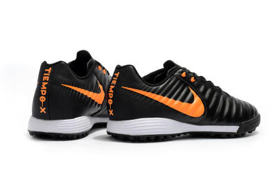 Nike Tiempox Ligera IV TF Football Shoes - Black/Orange/White