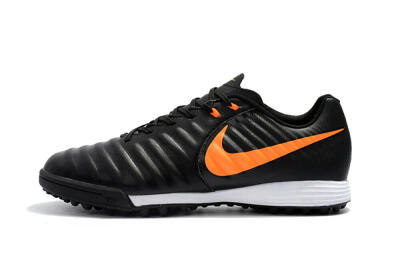 Nike Tiempox Ligera IV TF Football Shoes - Black/Orange/White