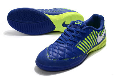 Nike Lunar Gato 2 IC Football Shoes - Blue/Yellow/White